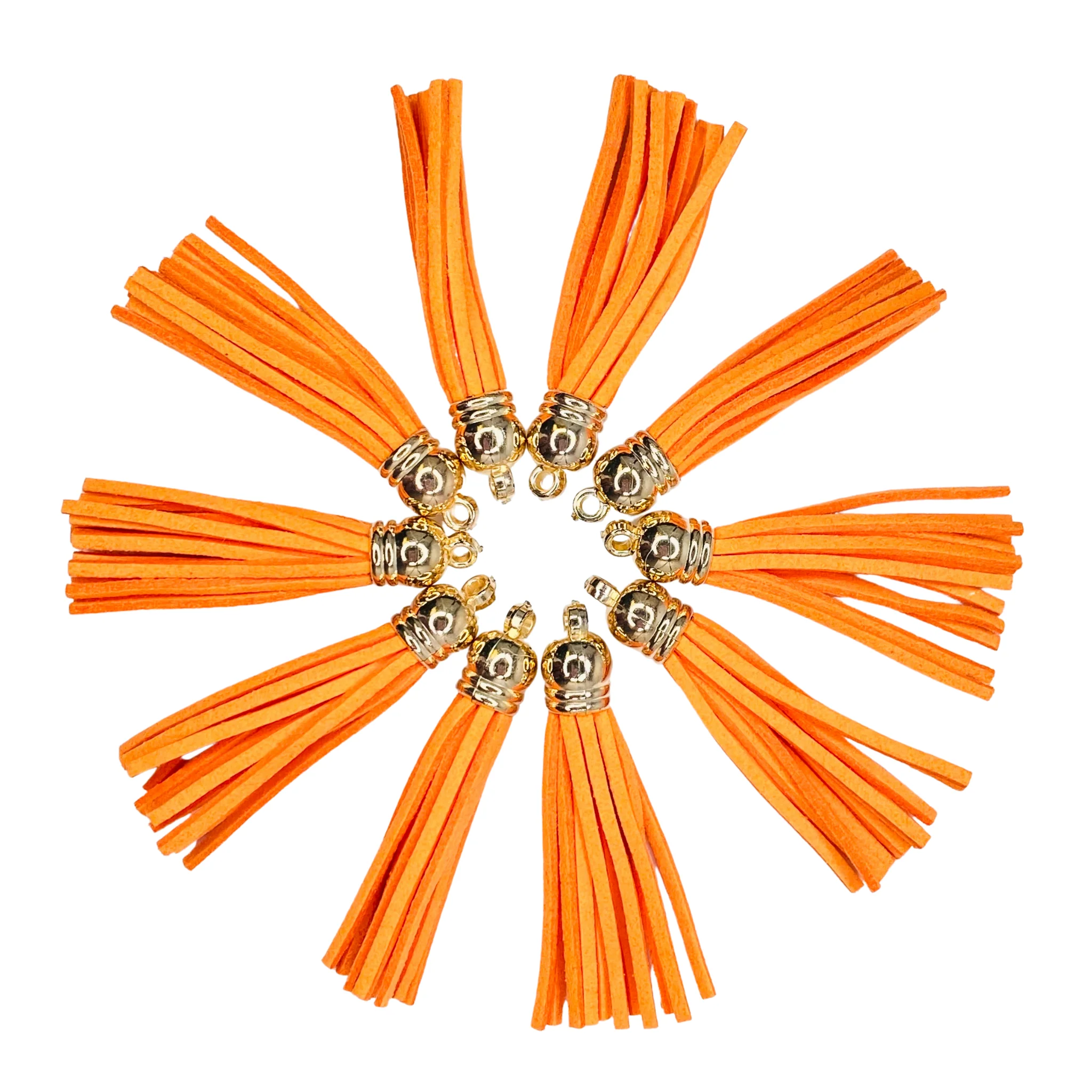 ORANGE / GOLD LONG TASSELS - 11321