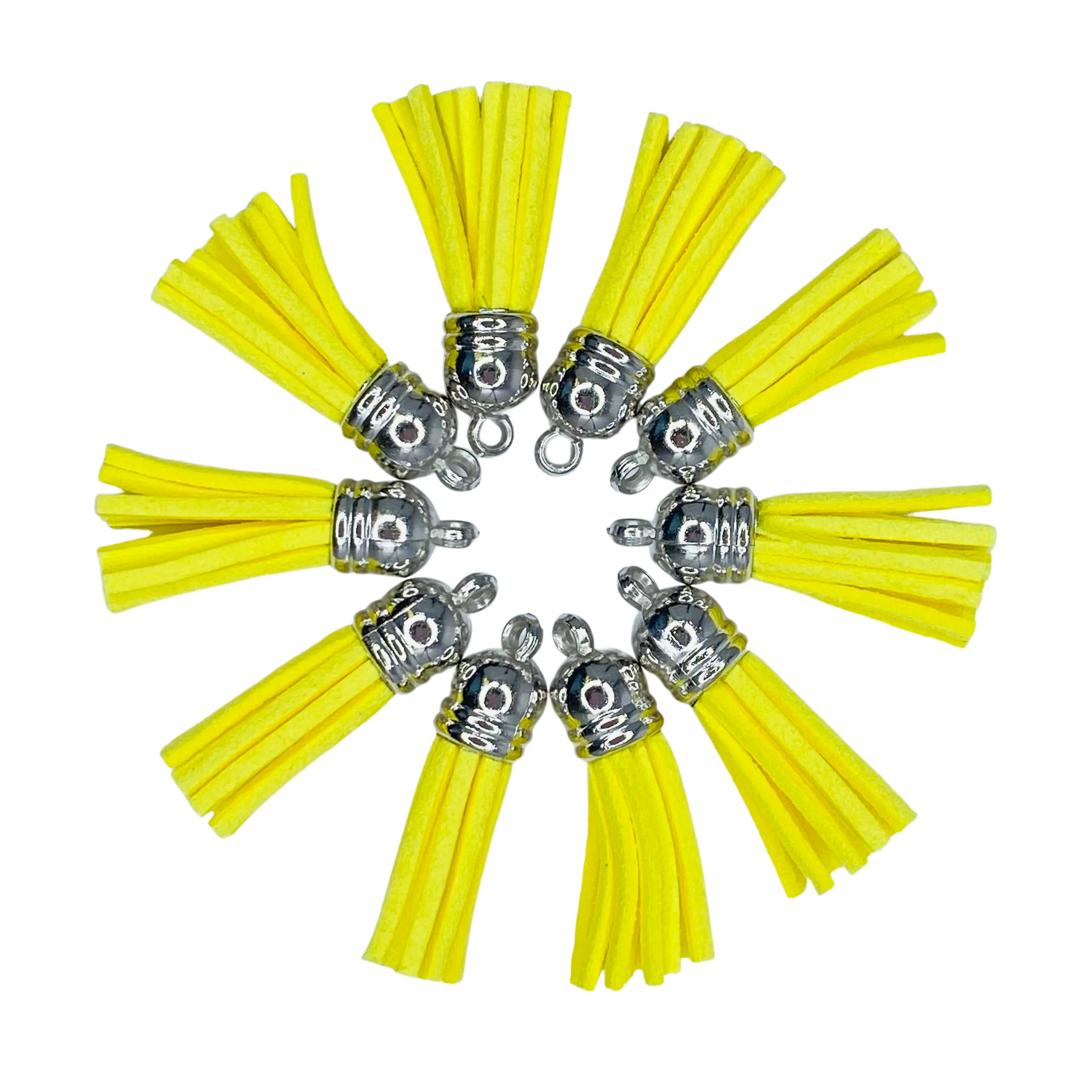 YELLOW / SILVER TASSELS - 11272